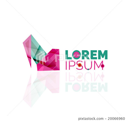 Logo, abstract geometric business icon 20066960