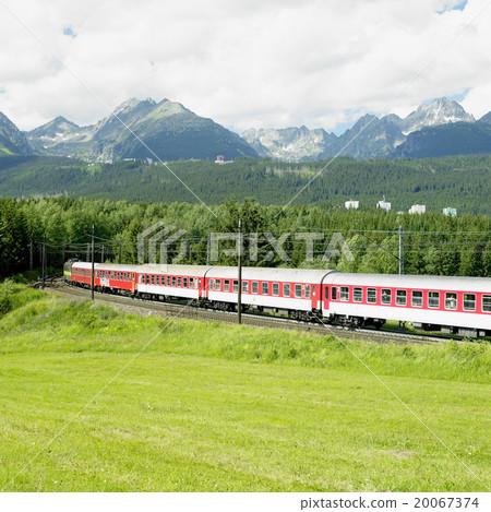 train in Vysoke Tatry, Slovakia train in Vysoke Tatry, Slovakia 20067374