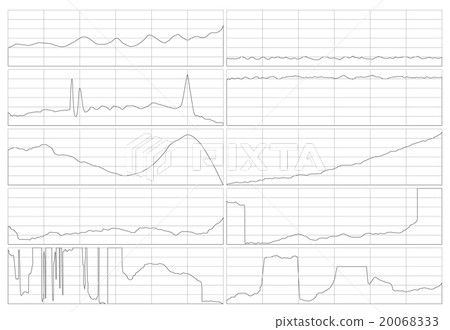 Business flat graph trend chart scheme. 20068333