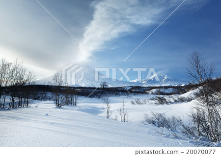 Klyuchevskoy Volcano - eruption active volcano Klyuchevskoy Volcano - eruption active volcano 20070077