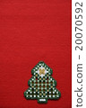 Hardanga embroidery Christmas card 20070592