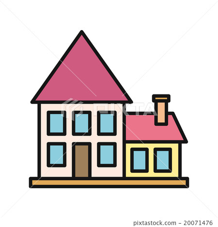 House Icon on White House Icon on White 20071476