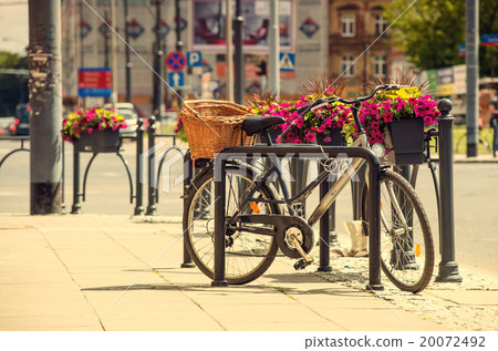 Urban Bicycle parked in the street 20072492