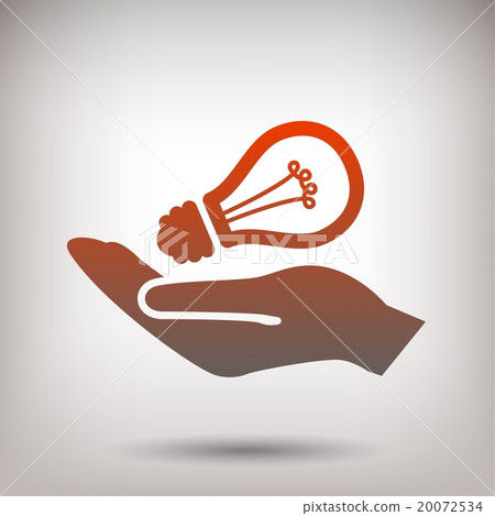 Pictograph of light bulb 20072534