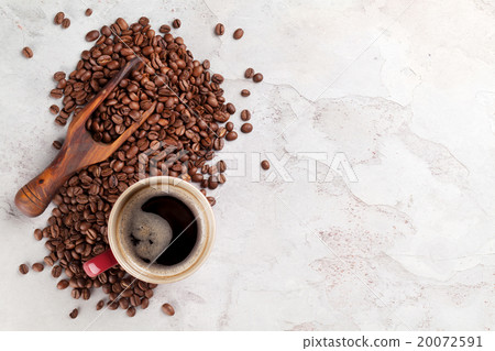 Coffee cup and beans Coffee cup and beans 20072591