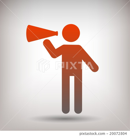 Pictograph of advertising Pictograph of advertising 20072804