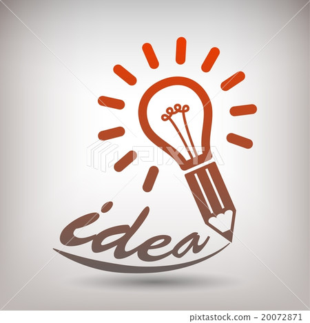 Pictograph of light bulb Pictograph of light bulb 20072871