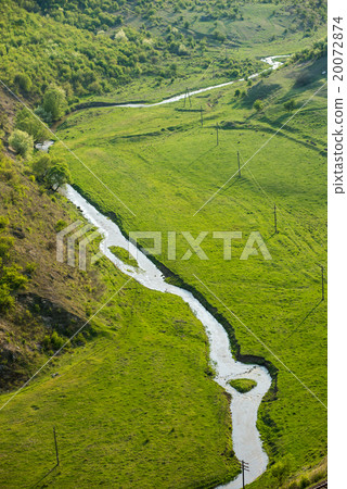 River in a beautiful green nature reserve River in a beautiful green nature reserve 20072874