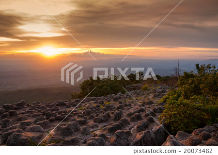 Landscape sunset Laan Hin Pum Viewpoint  20073482