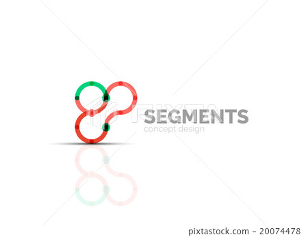 Vector outline minimal abstract geometric logo 20074478