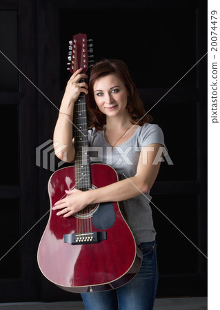 girl with guitar girl with guitar 20074479