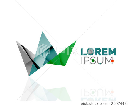 Logo, abstract geometric business icon Logo, abstract geometric business icon 20074481