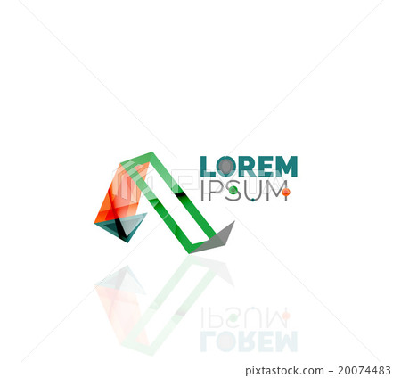 Logo, abstract geometric business icon 20074483