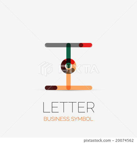 Minimalistic linear business icons, logos, made of Minimalistic linear business icons, logos, made of 20074562