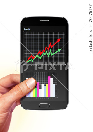 smartphone on white smartphone on white 20076177