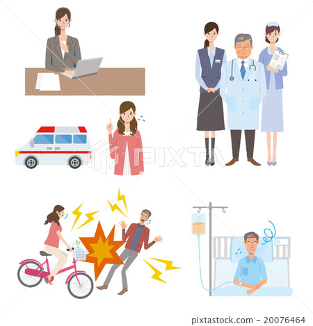 Accident bicycle illustration 20076464