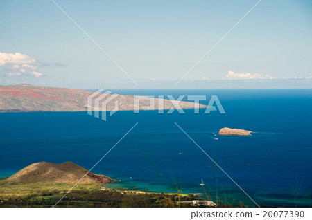 從Kaoholawe島和Molokini島到Maui Island Pi Lani Highway -1 20077390