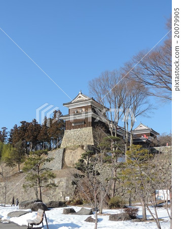 Sanada Maru Motoshi winter Shinshu Ueda castle (Sanada castle) 20079905