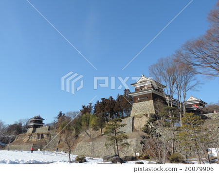 Sanada Maru Motoshi winter Shinshu Ueda castle (Sanada castle) 20079906