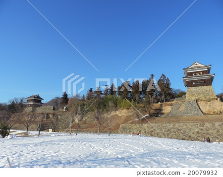 Sanada Maru Motoshi winter Shinshu Ueda castle (Sanada castle) Sanada Maru Motoshi winter Shinshu Ueda castle (Sanada castle) 20079932
