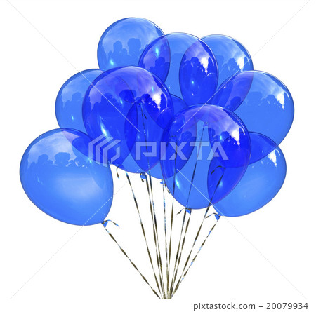 Blue balloons for celebration Blue balloons for celebration 20079934