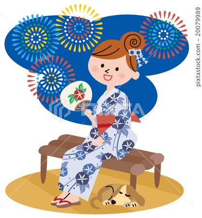 煙花浴衣 20079989