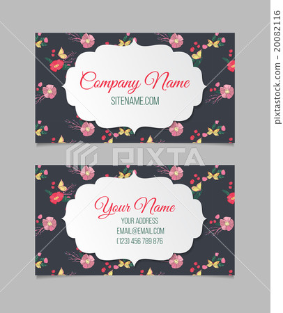 Floral business card 20082116