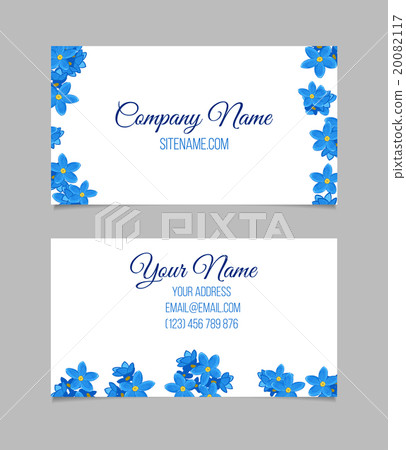 Floral business card template Floral business card template 20082117