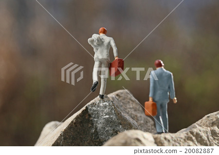 Businessman going over 20082887