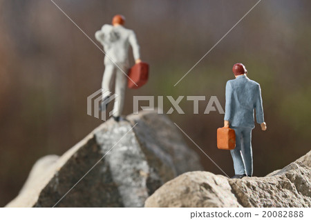 Businessman going over 20082888