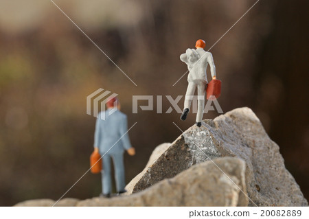 Businessman going over 20082889