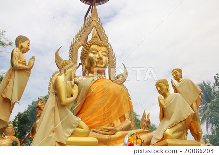 Buddha with attendant 20086203