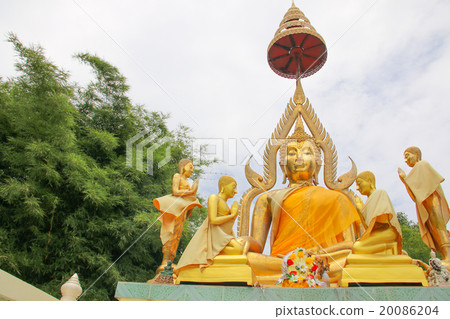 Buddha with high hairdo as Horizontal 20086204