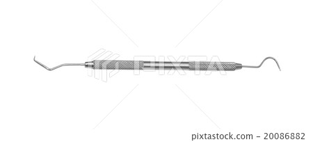 dentist probe dental equipment on white background dentist probe dental equipment on white background 20086882