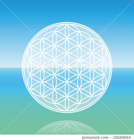 Flower Of Life Calm Ocean 20089664
