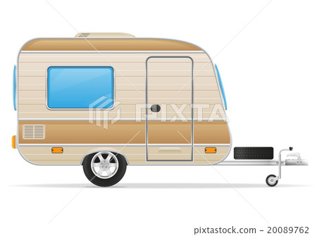 trailer caravan vector illustration trailer caravan vector illustration 20089762