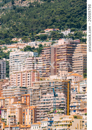 Monaco, Monte Carlo architecture background. Many 20089798