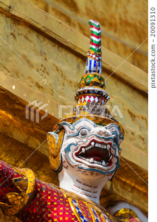 Sculpture in Royal Palace, Bangkok, Thailand. Sculpture in Royal Palace, Bangkok, Thailand. 20091310