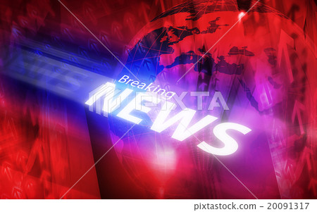 Graphical modern breaking news background 20091317