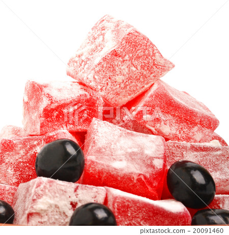 Turkish sweet delights with black caramels Turkish sweet delights with black caramels 20091460