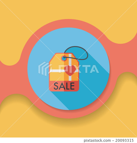 Valentine's Day SALE flat icon with long shadow,eps10 Valentine's Day SALE flat icon with long shadow,eps10 20093315