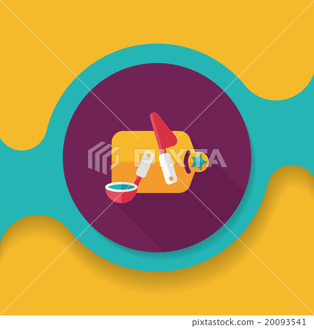 cutting toy flat icon with long shadow,eps10 cutting toy flat icon with long shadow,eps10 20093541