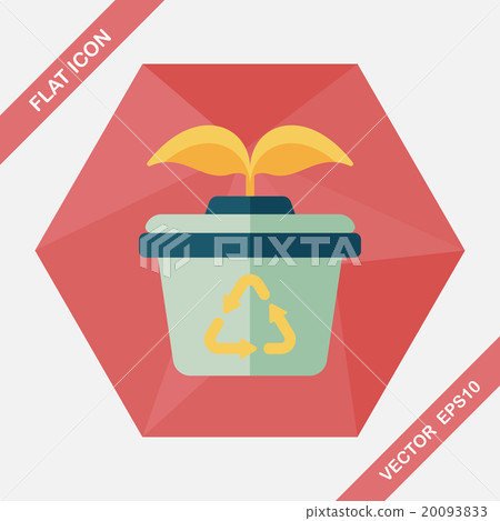 Environmental protection concept flat icon with long shadow,eps1 Environmental protection concept flat icon with long shadow,eps1 20093833