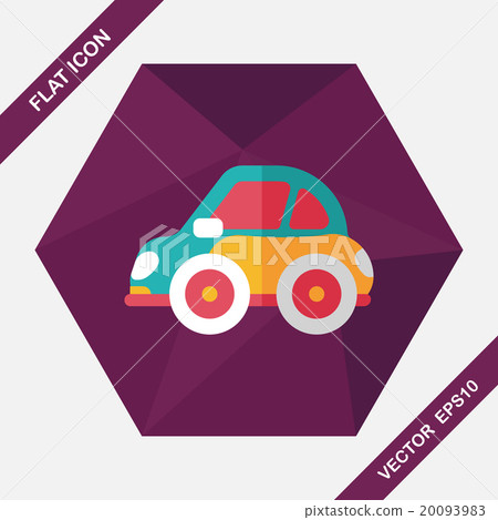 Transportation car flat icon with long shadow,eps10 Transportation car flat icon with long shadow,eps10 20093983
