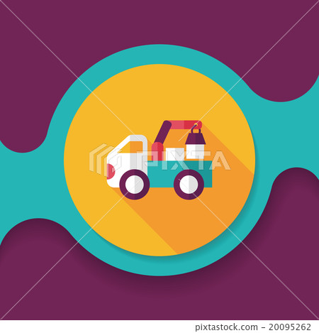 truck flat icon with long shadow,eps10 truck flat icon with long shadow,eps10 20095262