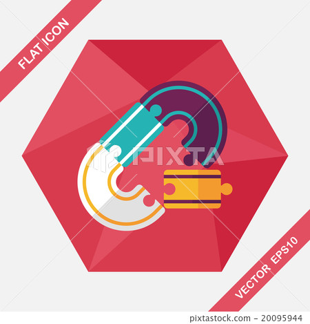 Race Tracks lat icon with long shadow,eps10 20095944