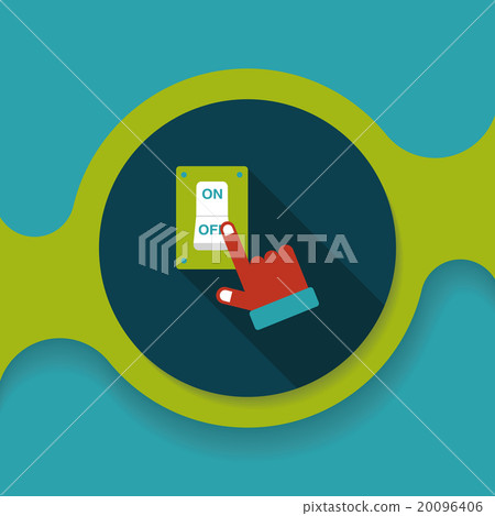 Environmental protection concept flat icon with long shadow,eps1 Environmental protection concept flat icon with long shadow,eps1 20096406