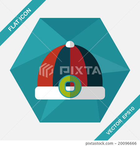 Chinese hat flat icon with long shadow,eps10 - Stock Illustration ...