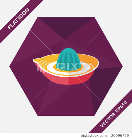 kitchenware juicer flat icon with long shadow,eps10 kitchenware juicer flat icon with long shadow,eps10 20096759