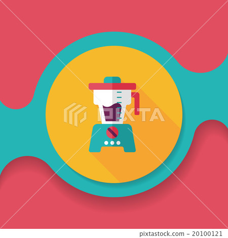 kitchenware juicer flat icon with long shadow,eps10 20100121